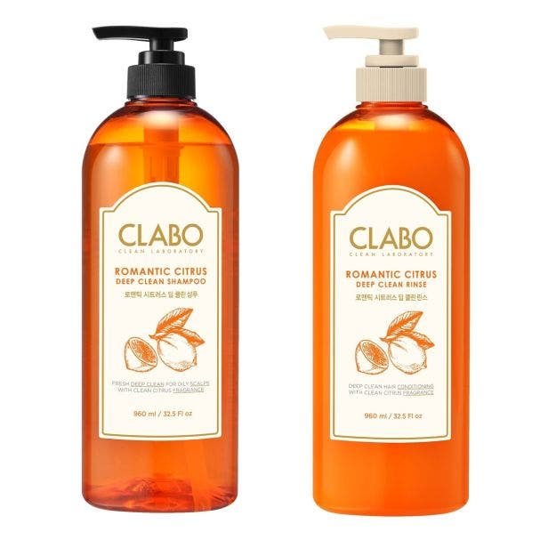 Kerasys – CLABO – Kit Romantic Citrus Deep Clean (Shampoo 960ml + Condicionador 960ml)
