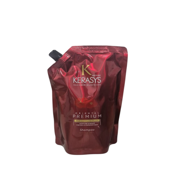Kerasys – Oriental Premium Red Camellia Oil EX Shampoo 500ml REFIL (Embalagem Nova)